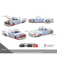 (Preorder) Chevrolet Silverado Dually on Fire V2 – White Flames #157